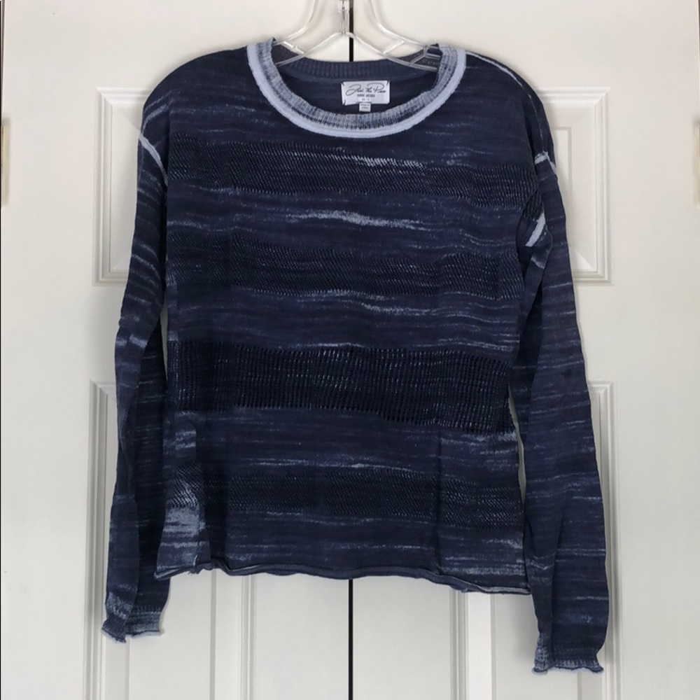Feel The Piece Multi Blue Sweater
